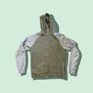 Men’s Nike Zip Olive Green & Grey Sleeve